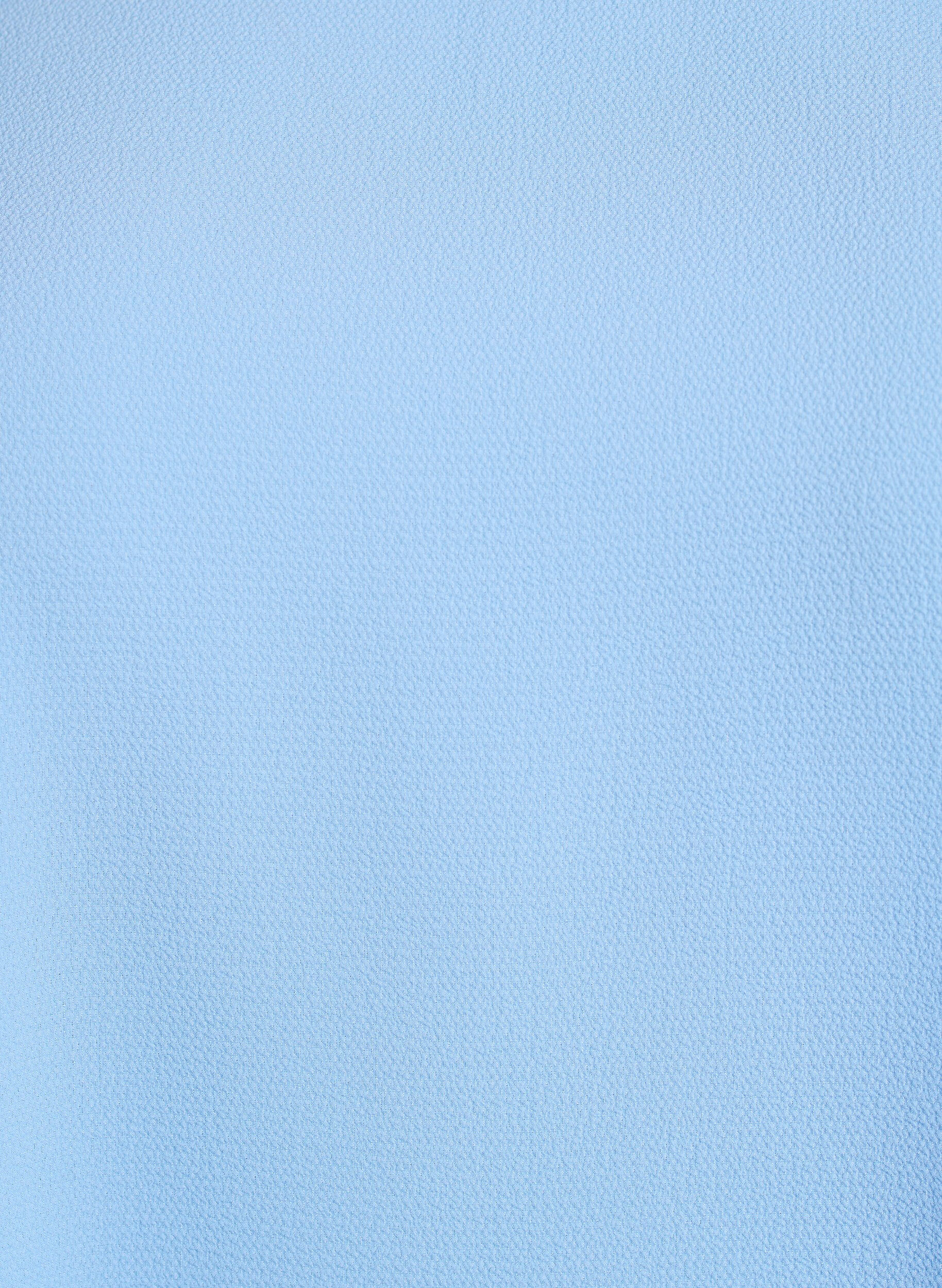 ZizziBlouse met korte mouwen en een ronde halslijn, Blauw, Packshot image number 2