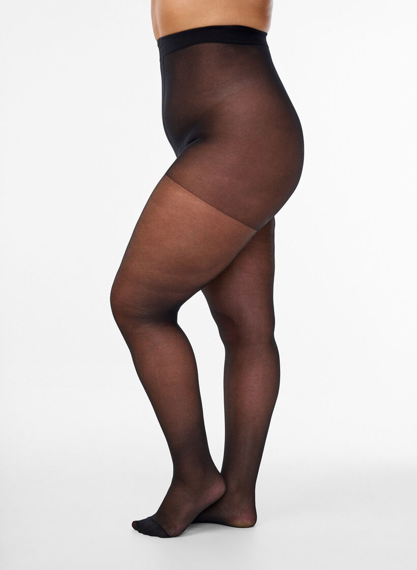 30 denier antislip panties, Zwart 30 denier antislip panties, Zwart, Model