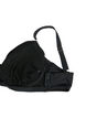 Bikini-bh met beugel en drapering, Zwart, Packshot image number 3