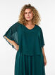 Maxijurk met korte mouwen en een A-vorm, Groen, Model image number 2