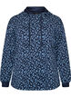 Hoodie met all-overprint, Blauw, Packshot image number 0