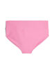 Bikinibroekje met hoge taille en gekruiste bandjes, Roze, Packshot image number 1