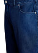 Gestreepte jeans met een rechte pasvorm, Blauw, Packshot image number 2