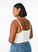 Top met een golvende zoom, Vanille, Model image number 2