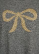 Gebreide jumper met glitterstrik, Grijs, Packshot image number 2