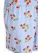 Katoenen shorts met een tomatenprint en hoge taille, Blauw, Packshot image number 2