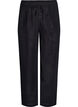 Broek met rechte pijpen en een hoge taille, Zwart, Packshot image number 0