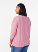 Jersey blouse met 3/4 mouwen, Rood, Model image number 2