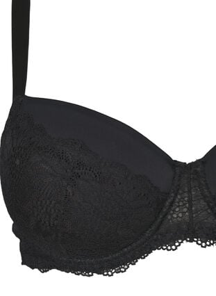 ZizziBh met kant en padding, Black, Packshot image number 2