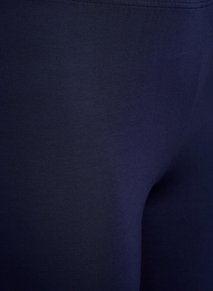 Basisleggings met extra lengte, Blauw, Packshot image number 2