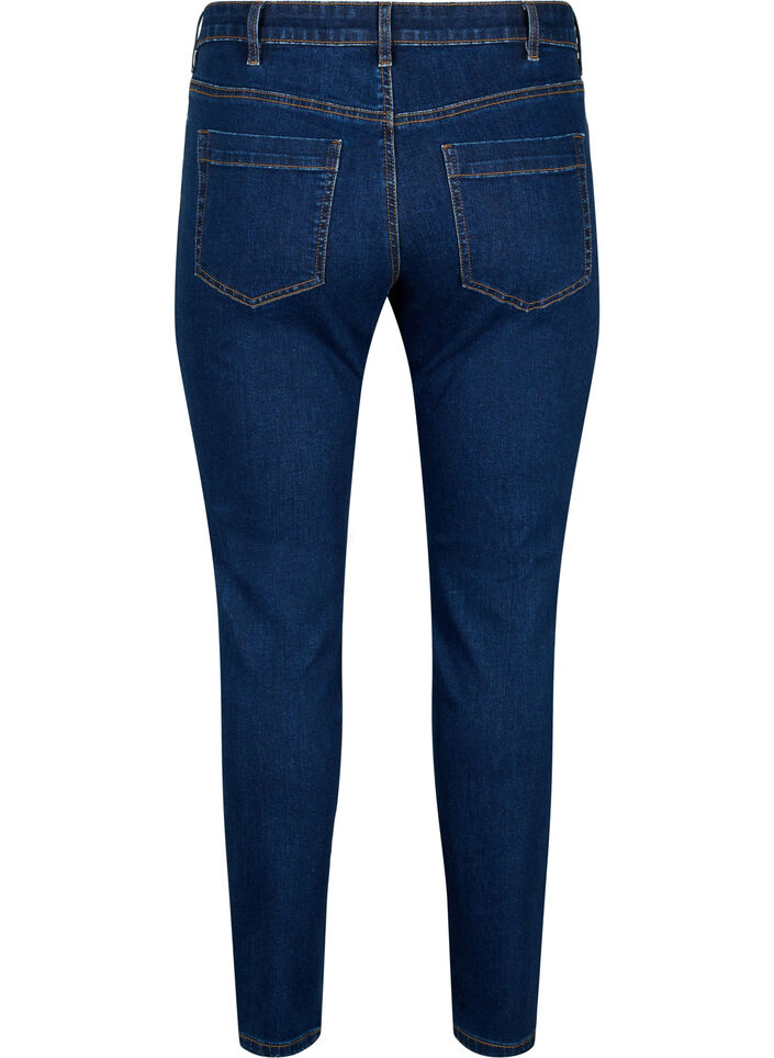 Slim-fit Emily jeans met normale taille, Blauw, Packshot image number 1
