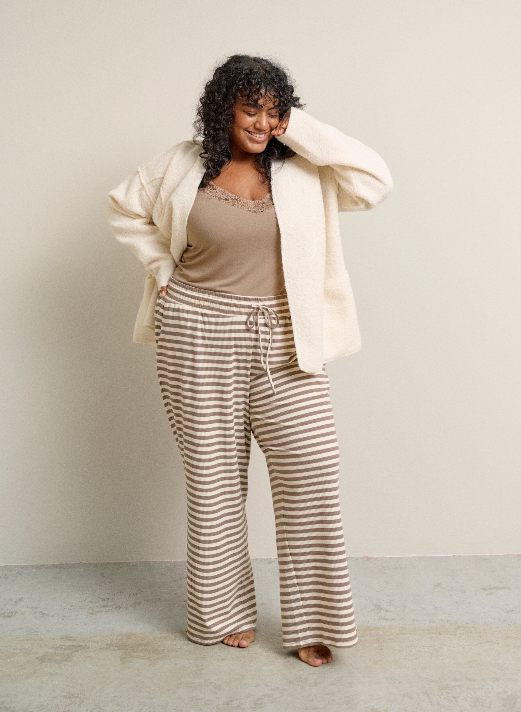 Cardigan ample avec poches