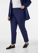 Broek met zakken en rechte pijpen, Blauw, Model image number 2