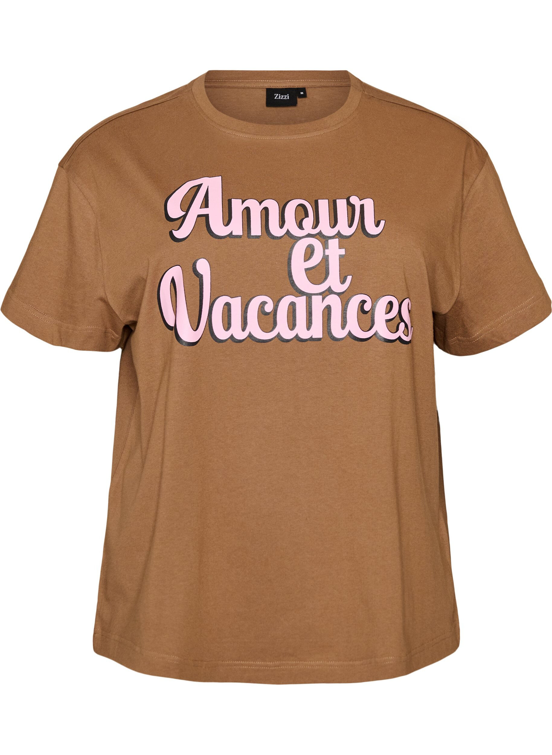 100% katoenen T-shirt met korte mouwen en print
