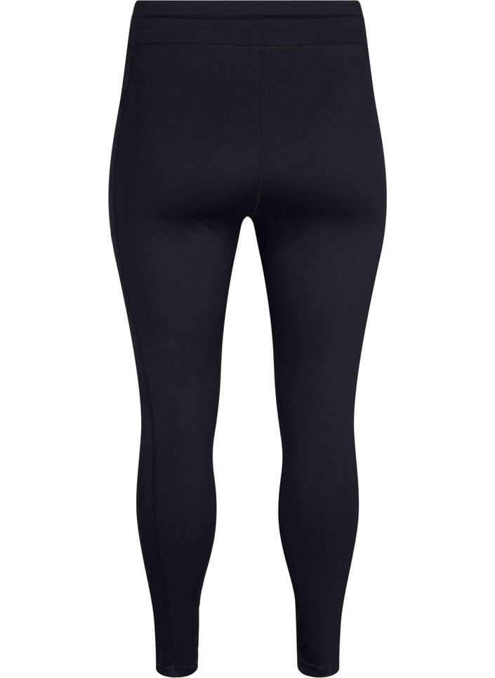 7/8 training panty met zakken, Zwart, Packshot image number 1
