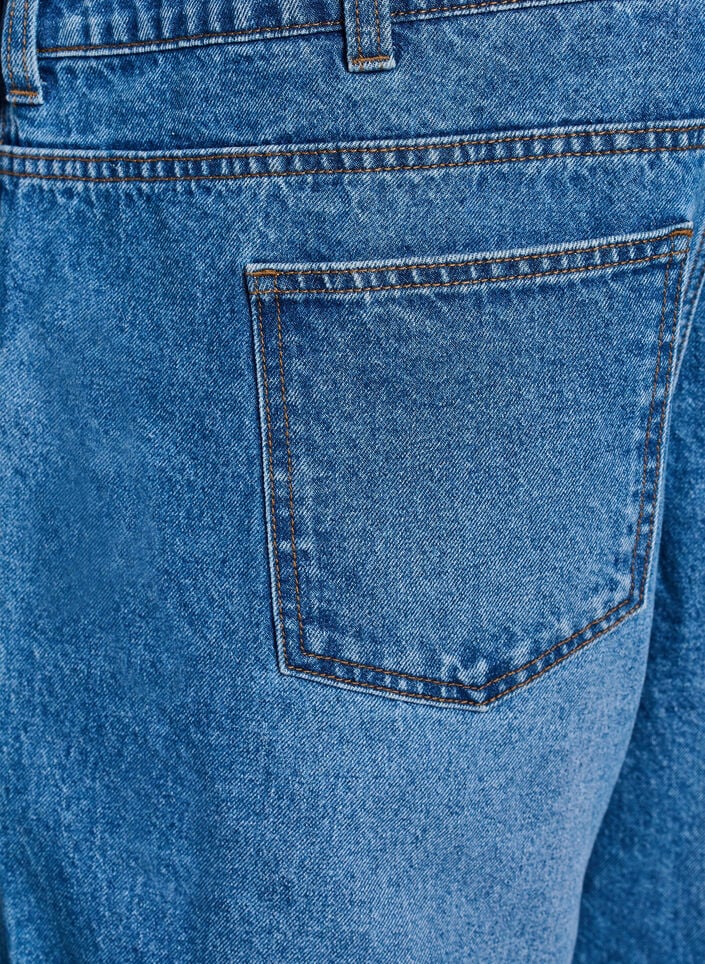 Denim overall met wijde pijpen, Blauw, Packshot image number 3