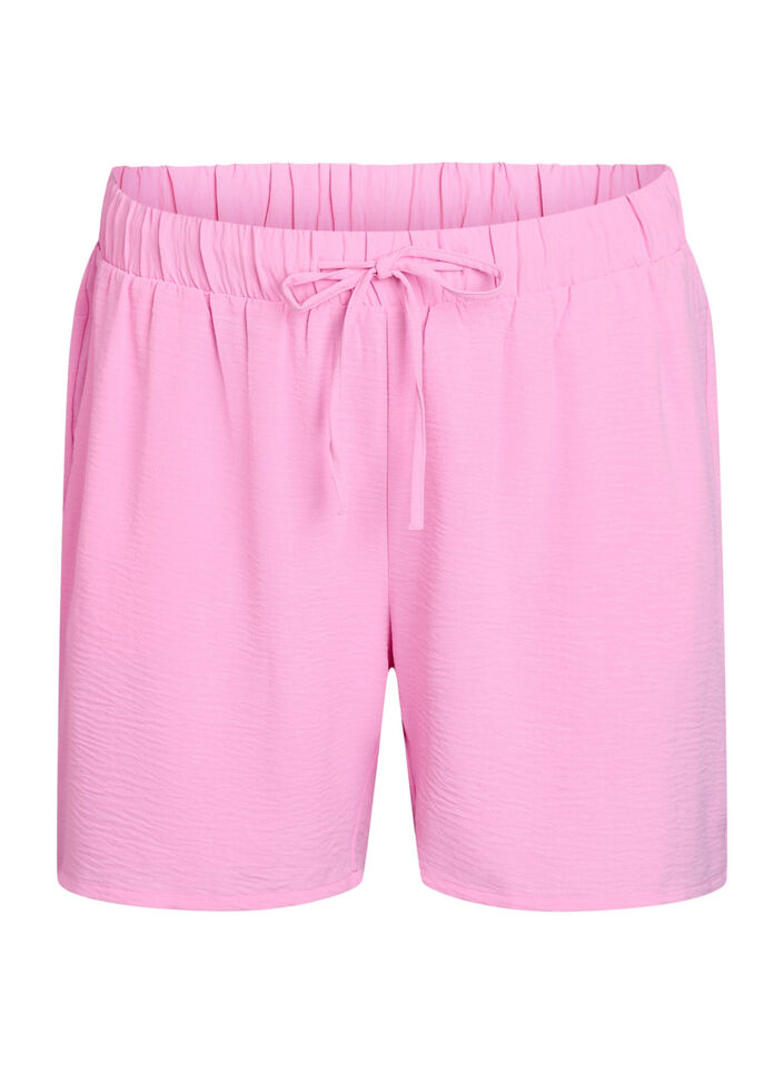 Short avec poches et ceinture &eacute;lastique, Rose, Packshot image number 0