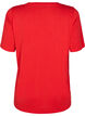 T-shirt van Tencel ™ Modal met ronde hals, Rood, Packshot image number 1