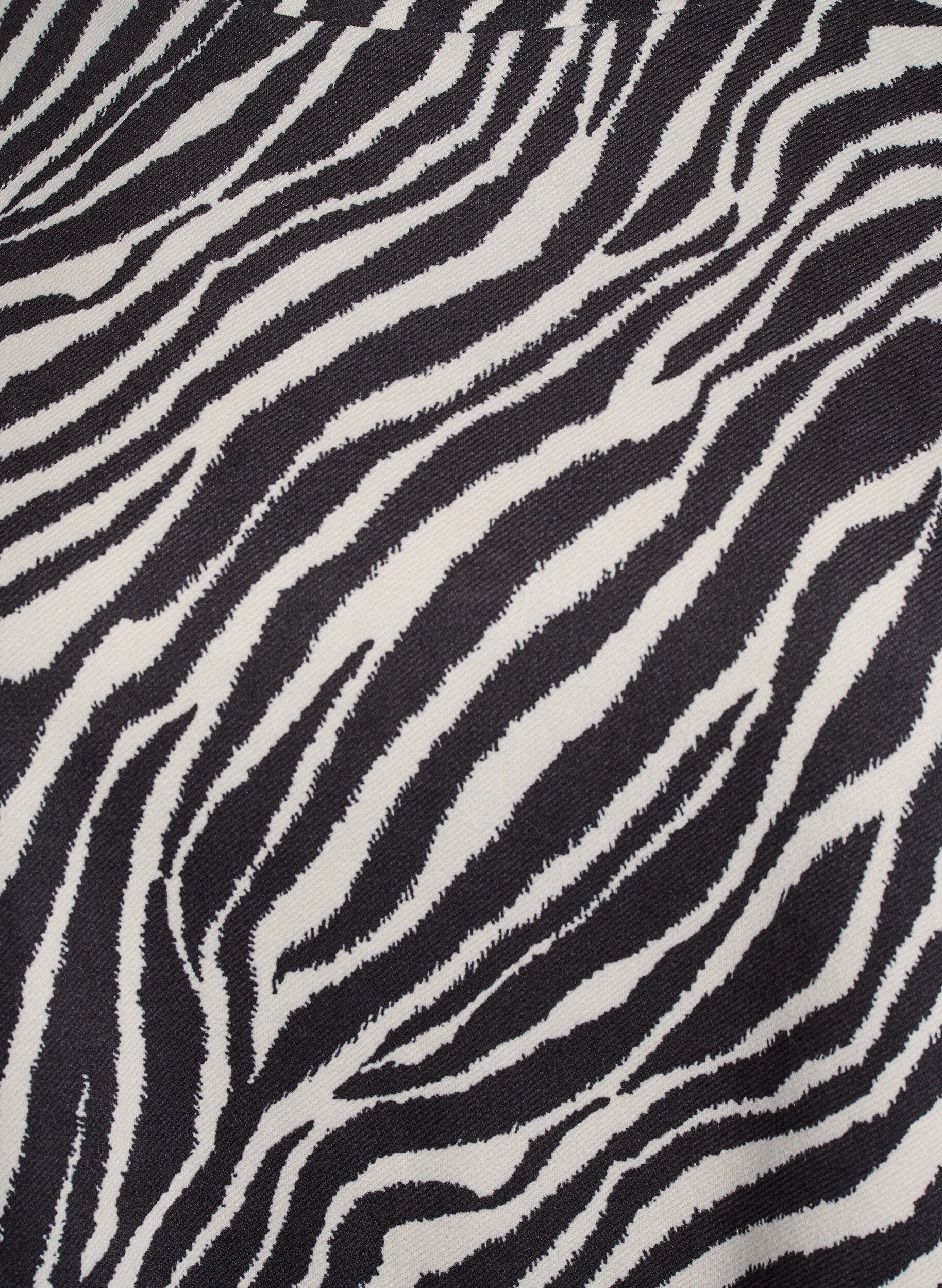 ZizziKorte A-lijn jurk met 7/8 mouwen, Zwart, Packshot image number 2