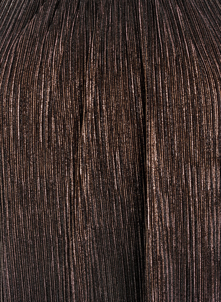 Partyblouse met glitterstrepen en lange mouwen, Zwart, Packshot image number 2