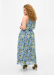 Gebloemde maxi-jurk met halternek, Wrought Iron AOP, Model image number 1