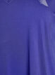 Losvallend trainings-T-shirt met V-hals, Paars, Packshot image number 2