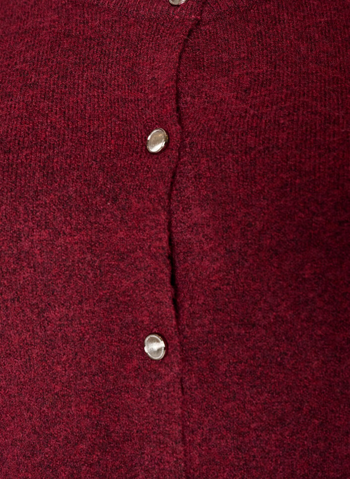 Gebreid vest met korte mouwen, Rood, Packshot image number 2