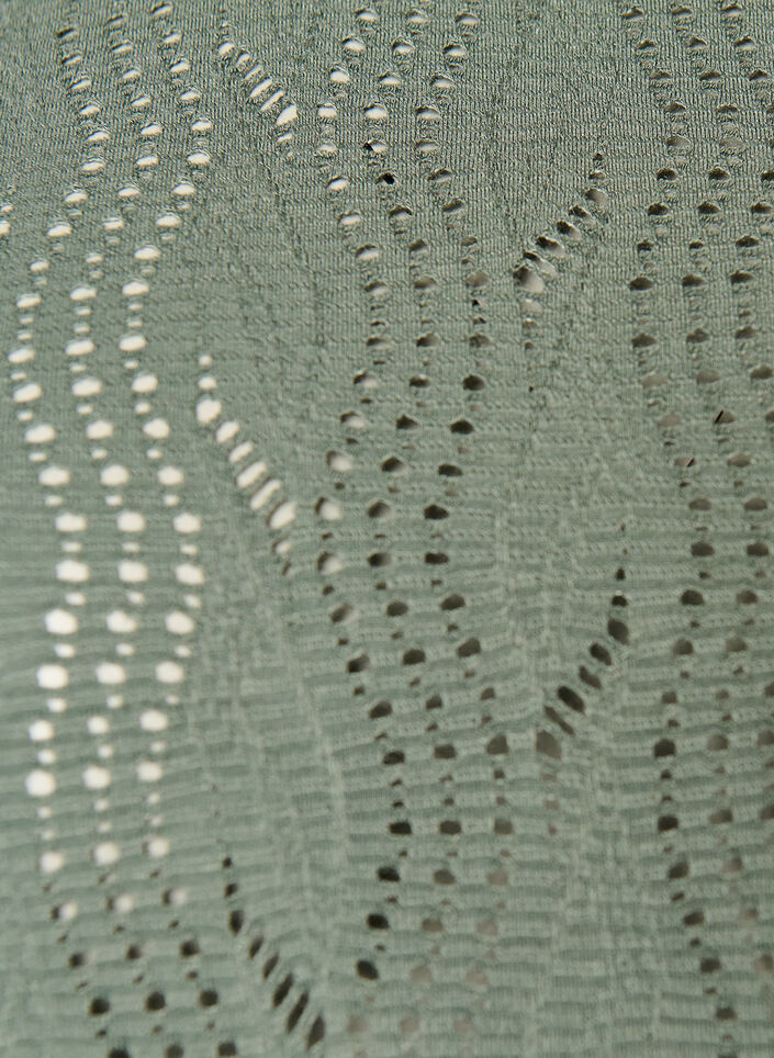 Jersey T-shirt met oogjespatroon, Groen, Packshot image number 2