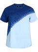 Dip-dye T-shirt van biologisch katoen, Blauw, Packshot image number 0