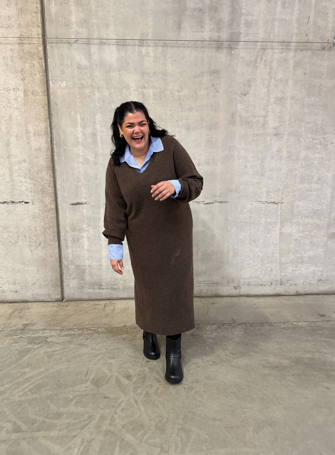 ZizziBruine en blauwe tinten, , Model