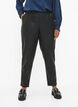 Broek van imitatieleer met zakken, Black, Model image number 2