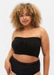 Bandeau topje, Zwart, Model image number 0
