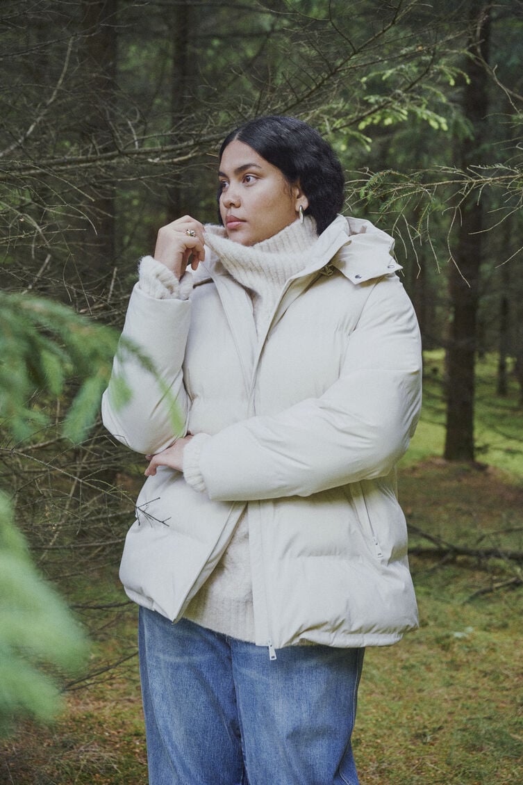 Zachte Scandinavische winterstijl, , Model