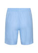 Korte broek met zakken en hoge taille, Blauw, Packshot image number 1