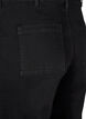 Jeans met hoge taille en wijde pijpen, Zwart, Packshot image number 3
