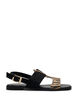 Wide fit - Sandalen met brede banden, Zwart, Packshot image number 0