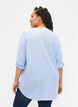 Gestreepte tuniek met 3/4 mouwen, Blauw, Model image number 2