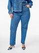 Hoog getailleerde Gemma jeans met strass-steentjes, Blauw, Model image number 2