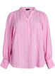 Blouse met verticale strepen, Roze, Packshot image number 0