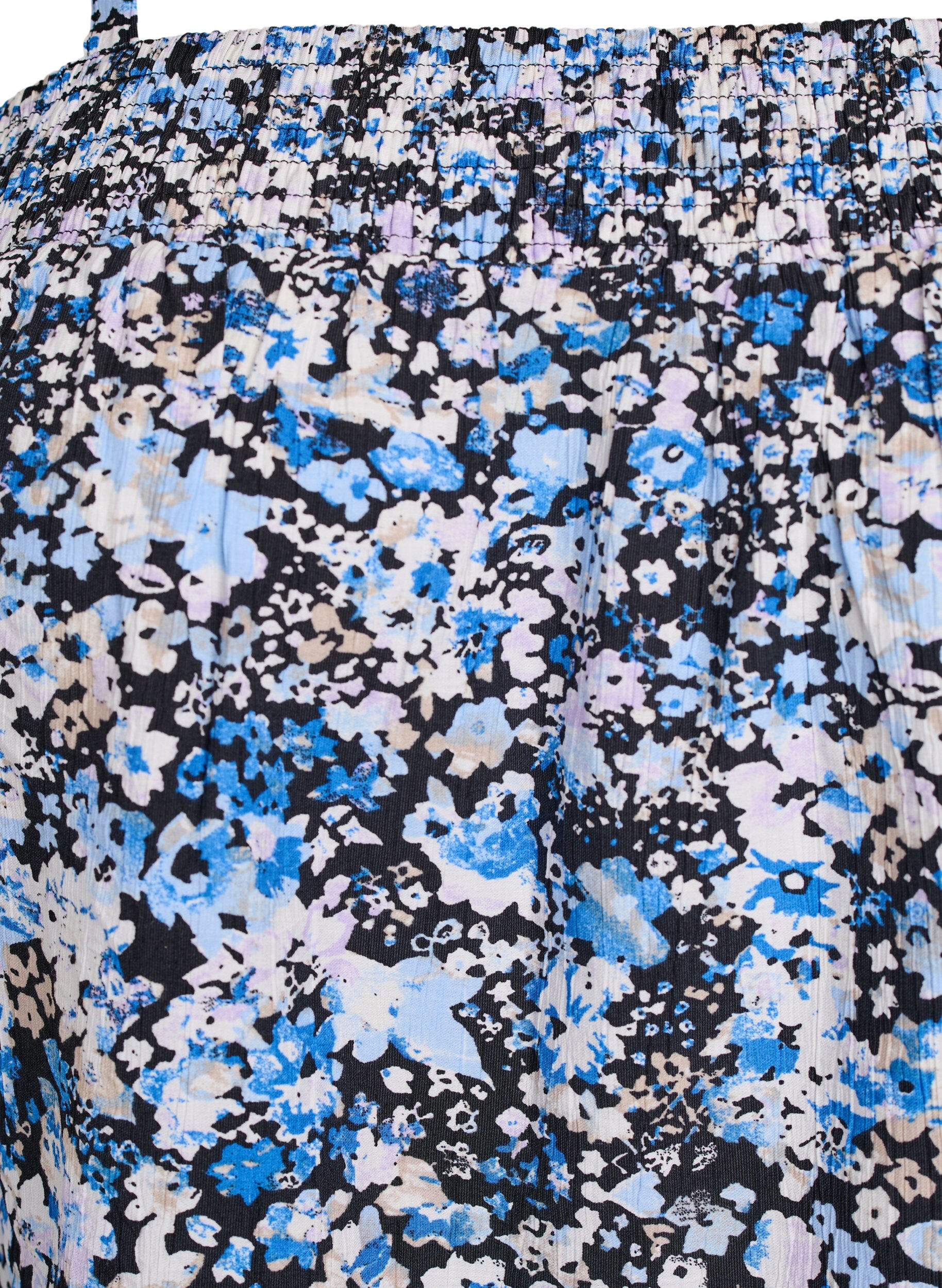 ZizziViscose top met smalle bandjes, Zwart, Packshot image number 2