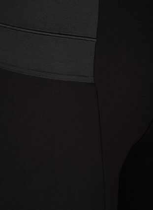 ZizziLegging met breed elastiek in de taille, Zwart, Packshot image number 2