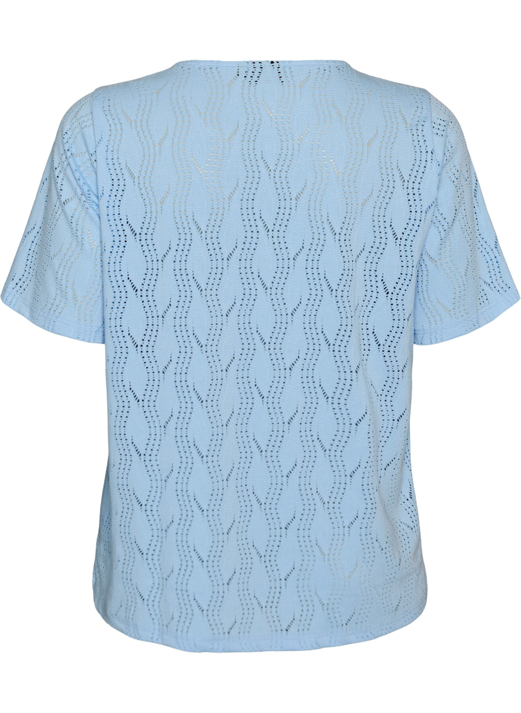 ZizziJersey T-shirt met oogjespatroon, Blauw, Packshot image number 1