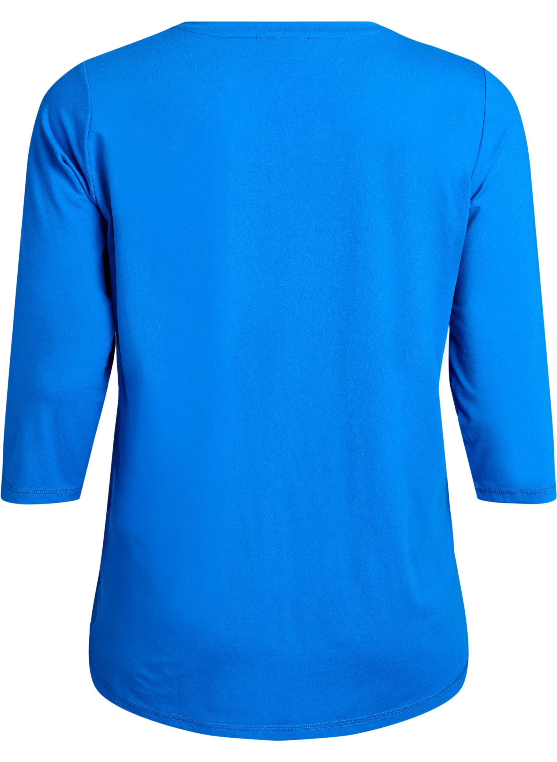 ZizziTraining blouse met 3/4 mouwen, Blauw, Packshot image number 1