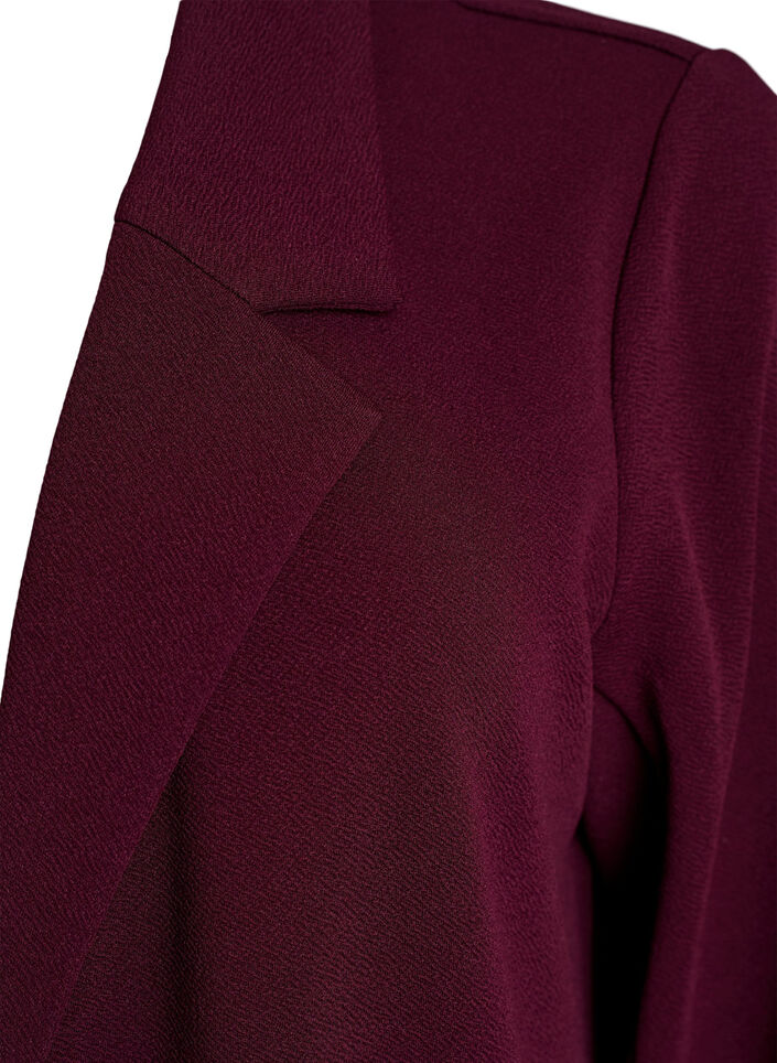 Lange jas met zakken, Rood, Packshot image number 2