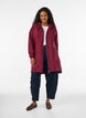 Lang vest met capuchon en ritssluiting, Rood, Model image number 1