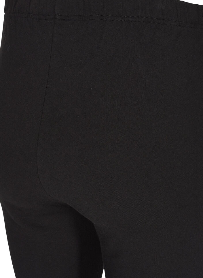 Legging in katoen met voering, Zwart, Packshot image number 2