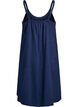 Jurk met middelhoge bandjes van biologisch katoen, Blauw, Packshot image number 1