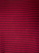 Gestreept T-shirt in viscose met een ronde hals, Rood, Packshot image number 2