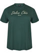 T-shirt van biologisch katoen met print, Groen, Packshot image number 0