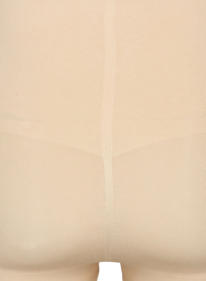 Shapewear shorts met hoge taille, Beige, Packshot